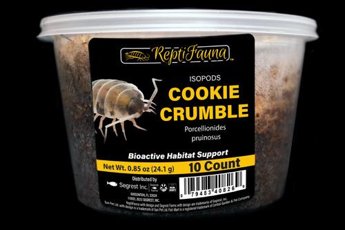 picture of ReptiFauna™ Cookie Crumble Isopod 10 count                                                           Porcellionides pruinosus